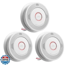 SITERWELL Hardwired Interconnected Smoke and Carbon Monoxide Dete