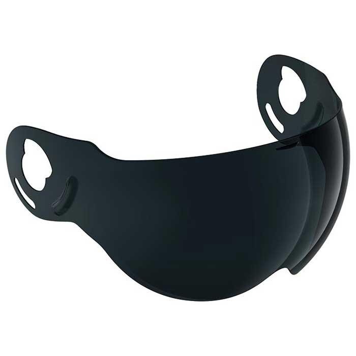 VISIERA DA CORSA SCURA TINTA COMPLETA 100% PER ADATTARSI AL TETTO BOXXER CARBONIO CASCO MOTO MOTO