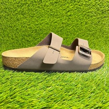 Birkenstock Arizona Birko-Flor Mens Size 12 Mocha Brown Beach Outdoor Sandals