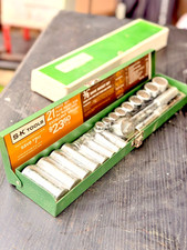 Mint Sealed Vintage S-k Tools 4521 Socket Set 21-pc 38 Drive Usa W Box Sleeve