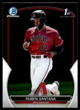 Ruben Santana 2023 Bowman Chrome Prospects #BCP42 Arizona Diamondbacks 30637