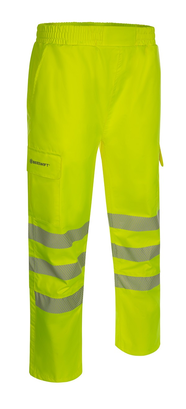 Beeswift Womens Hi-Vis Birkdale Over Trouser Saturn Yellow Size M
