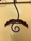 Brown Metal Finish~1 PlateHolder~Rooster Top~Great Condition Shown With 8” Plate — photo 3