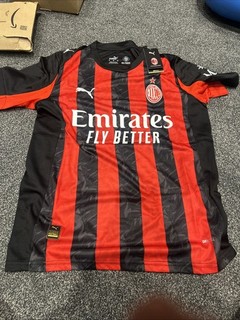 Brand New With Tags Puma AC Milan Home Football T shirt Small.