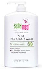 Sebamed Liquid Olive Face & Body Wash 1L Pump For Sensitive Skin Unisex