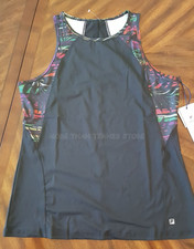 Fila Women's Essentials Full Coverage Tennis top Tank TW016437 004 Black