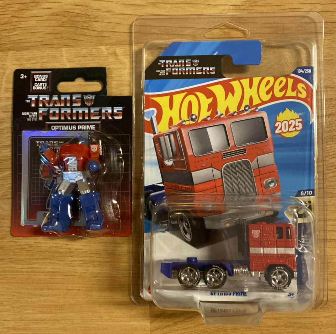 Hot Wheels TRANSFORMERS OPTIMUS PRIME CUSTOM Super Wheel Swap +
