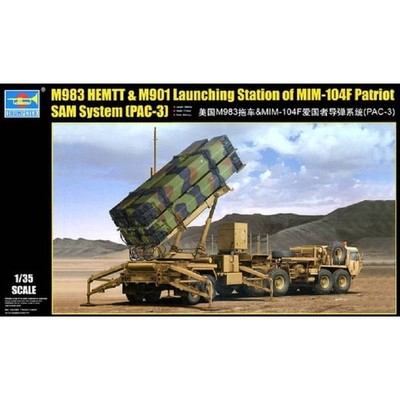 Modell M983 Hemtt & M901 Startstation Des Mim-104f0 Patriot SAM-Systems (Pac-