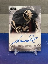 2025 Topps Star Wars Stellar Signatures Matthew Wood as General Grievous Auto