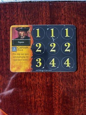 CAPTAIN FRANCE Barbary Coast Pirates Wizkids CSG Pocketmodel