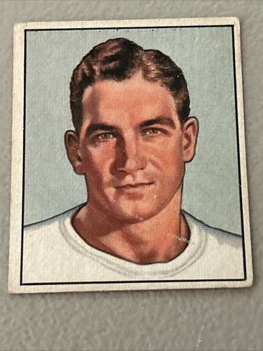 1950 Bowman, Adrian Burk, Baltimore Colts, Quarterback, Football Card #41