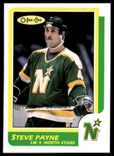 1986-87 O-Pee-Chee Steve Payne Minnesota North Stars #219