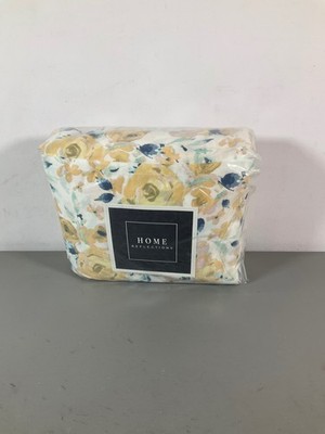 Home Reflections Ultra Soft Wrinkle-Resistant Floral Sheet Set - Cotton Blend, Q