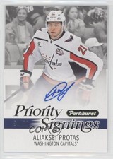 2025 Spring Expo Parkhurst Priority Signings 50/75 Aliaksei Protas Auto 14zh