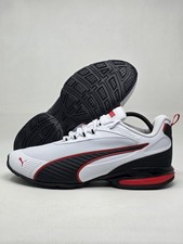 PUMA Magnetic Lace Up Mens White Sneakers Casual Shoes 31078302 Size 13 New