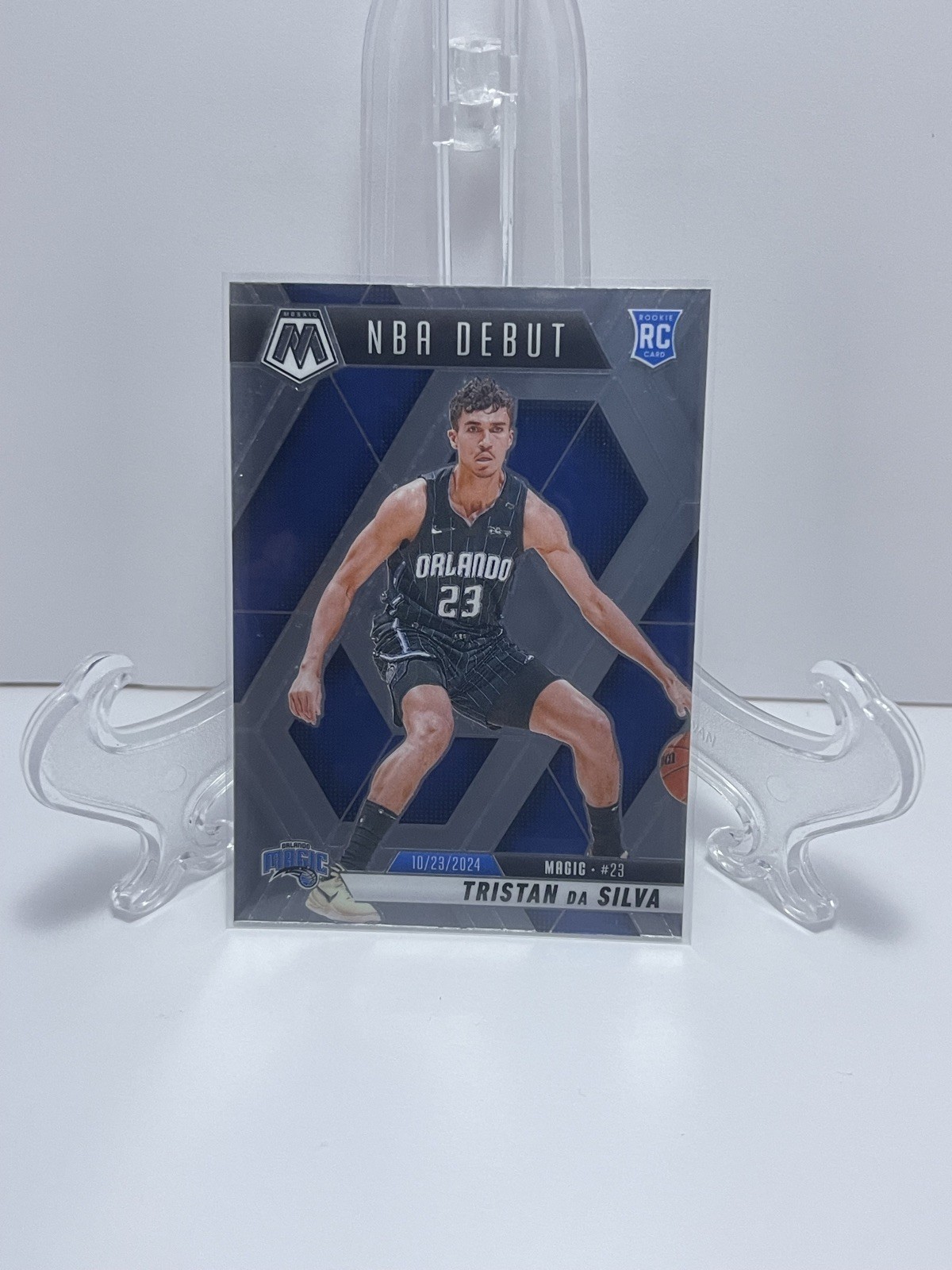 2024-25 Panini Mosaic - Tristan Da Silva Silver NBA Debut RC #266 - Magic