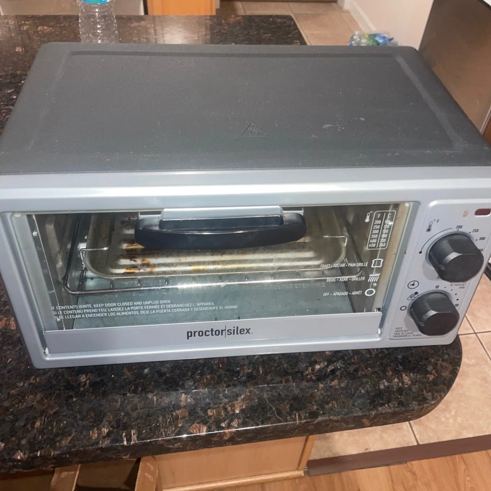 Proctor Silex 4 Rebanadas Tostadora Horno Asador Compacto 3 en 1 con Temporizador Foto 4 de 4
