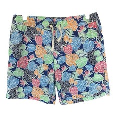 Trunks Men's Tropical Leaf Print Swim Shorts Sz M