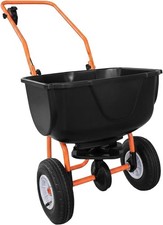 Walk Behind Lawn Spreader 70 LB Fertilizer Spreader Push Broadcast Spreaders