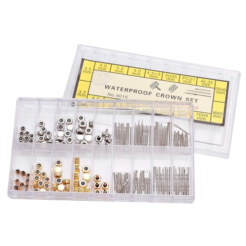 Watch Crown Spring Kit Set, Stainless Steel Watch Crown Spring Set ...