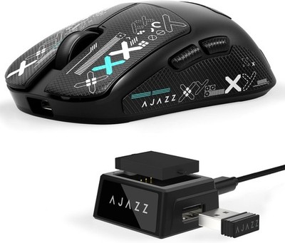 AJAZZ AJ159 V2 Kabellose Gaming Maus Bluetooth 2.4G USB-C Schwarz