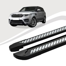 Trittbretter passend für Land Rover Range Sport Baujahr 11/2014 VISO Schwarz mIt