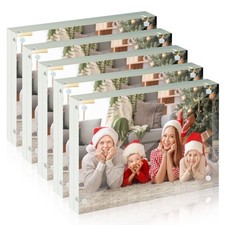 5x7 Acrylic Photo Frame 5Pack Premium Acrylic Photo Frame Magnetic Picture Fr...