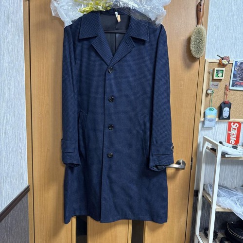 Ermenegildo Zegna WACKOMARIA wool cashmere silk bal collar coat