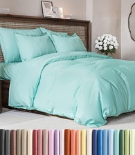 Duvet Cover Queen Size Set - Extra Soft Queen Duvet Cover 90" x 90" with 2 Pi...