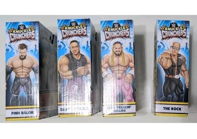 WWE Knuckle Crunchers Series 4 Full Set Priest, Balor, Rollins