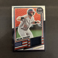 Panini 2024 Stars & Stripes Nolan Traeger Prizm Memorabilia #USA-NT USA 18U