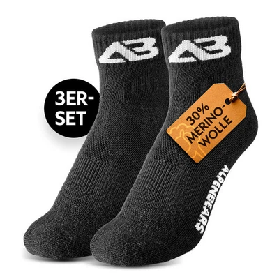 Chaussettes de randonnée AlpenBears taille L noires lot de 3 paires de chauss... - Photo 1/4
