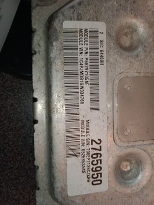 Engine ECM Electronic Control Module 2.4L Fits 16-17 200 207068 ENGINE COMPUTER 