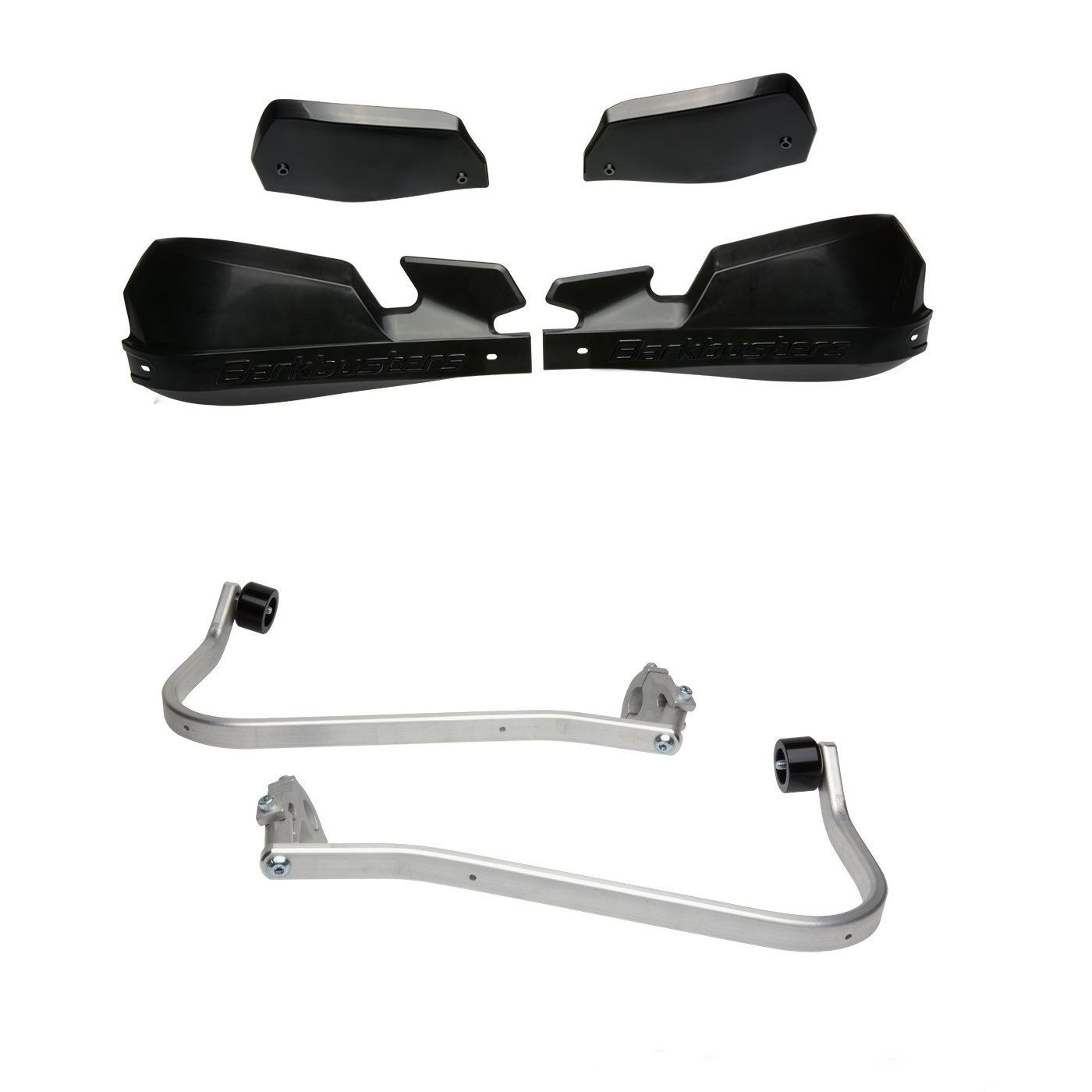BarkBusters VPS Black Handguard & Fit Kit Husqvarna TR650 Terra 2013-2014