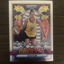 2025 WNBA Prizm Kelsey Plum Groovy #5 Las Vegas Aces/Los Angeles Sparks