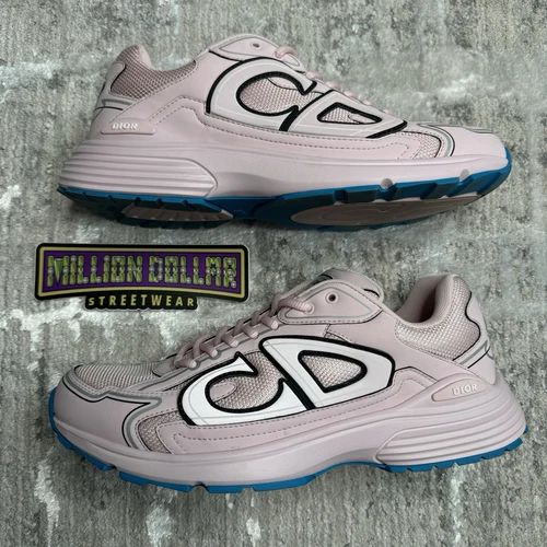 Baskets réfléchissantes Dior B30 « rose bleu fluo » taille 9M/42EU