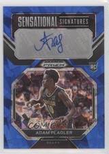 2023-24 Panini Prizm Draft Picks Blue Ice 13/75 Adam Flagler #SS-AFG Auto 0z0v