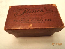 Vintage 1913 FLINCH CARD Co. GAME Kalamazoo MI COMPLETE Original Rules & Box