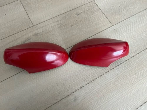 BMW Mirror Caps 07-10 328i 335i E92 E93 Coupe Convertible -CRIMSON RED . Used