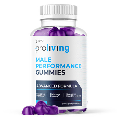 (1 Pack) Proliving Gummys Advanced Male Support Formula Pro Living 60 Gummies