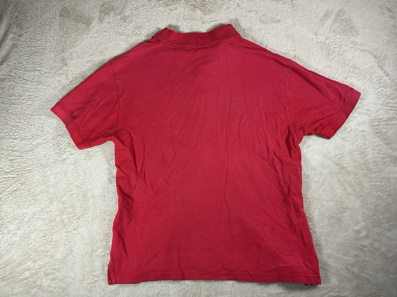 Mens Gant Short Sleeved T Shirt Top Red Medium image 3