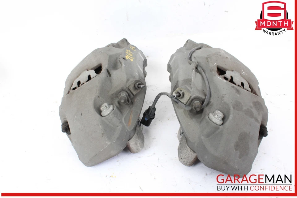 Conjunto de 2 pinças de freio dianteiras esquerda e direita Audi Q7 17-24 fabricante de equipamento original - Imagem 4 de 4