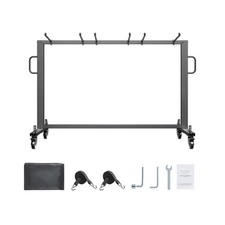 Folding Chair Rack Cart for 42 Chairs or 12 Tables of 400 LBS with Wheels