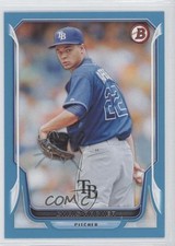 2014 Bowman Blue 474/500 Chris Archer #196 0l2