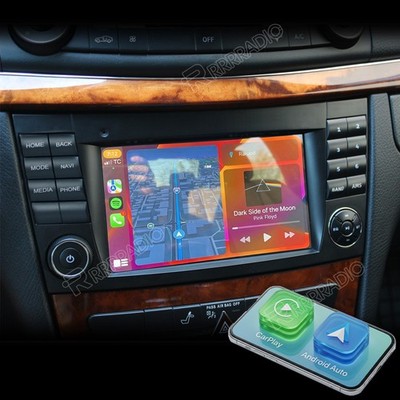 Android 15 Carplay Autoradio Für Mercedes Benz CLS E-Class W211 W219 GPS Navi