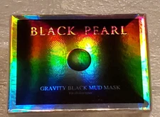 BLACK PEARL GRAVITY BLACK MUD MASK  NEW FACTORY SEALED