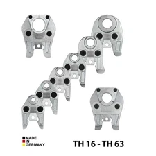 Pressbacke TH16 TH 20 TH 26 TH32 TH40 TH63 Presszange Pressbacken Verbundrohr