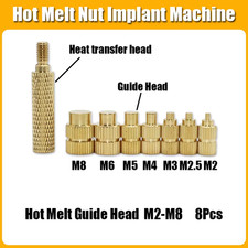 Brass Hot Melt Insert Nut Copper Thermal Conduction for 3D Printer Plastic