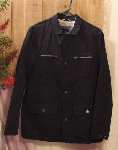 Tommy Bahama Hombre Ocean Line Todo Clima Forrada Chaqueta de Lluvia Nueva Con Etiquetas Talla Pequeña - Imagen 1 de 6
