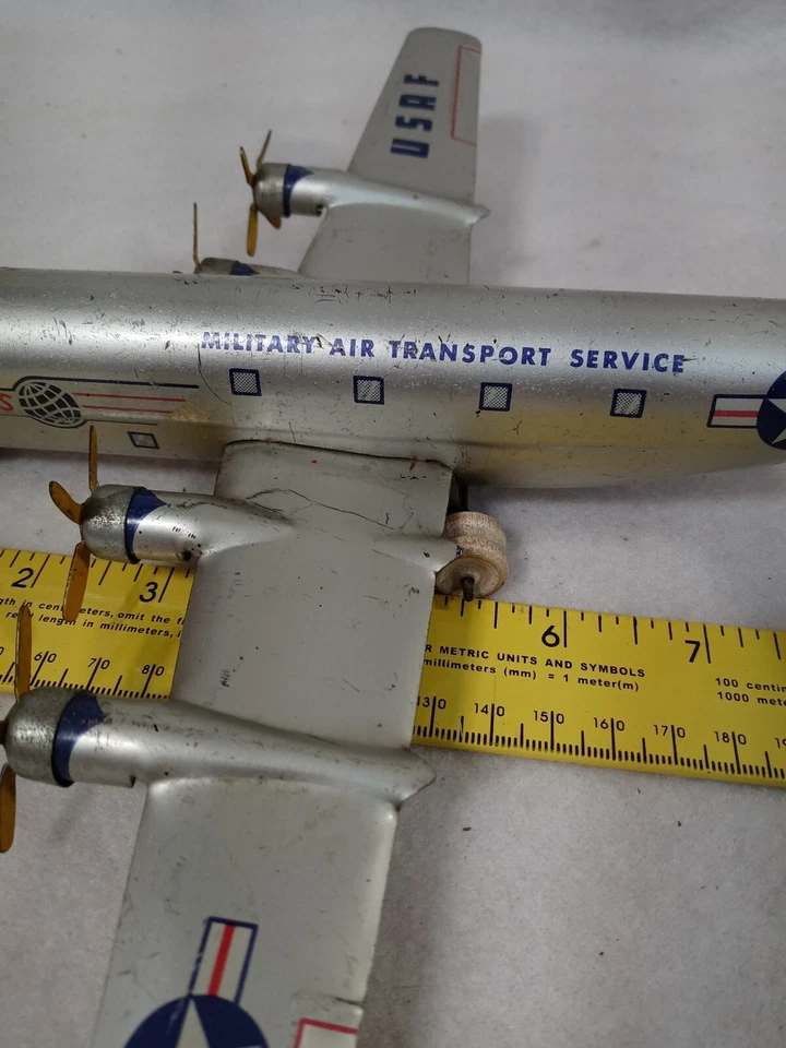 Винтажные оловянные/прессованные стальные коврики для военно-транспортной службы ВВС США ВВС США - Изображение 4 из 4